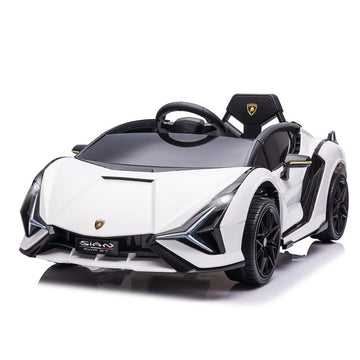 Elektrische kinderauto SUV met afstandsbediening | Kleur: Wit | Afmetingen: 62x108x40 cm