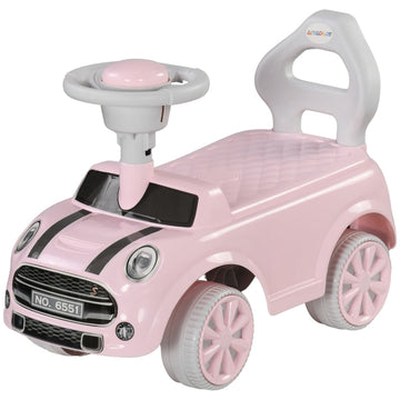 Loopauto voor kinderen - roze | Kleur: Roze | Afmetingen: 25x53x35 cm