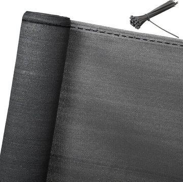 Schaduw- en zichtdoek met kabelbinders | Antraciet | 1,2 x 30 m