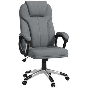 Ergonomische bureaustoel, verstelbaar | Kleur: Grijs | Afmetingen: 66x75x110-120 cm