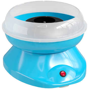 Suikerspinmachine voor thuis 550 W voor feestjes | Kleur: Blauw | Afmetingen: 26x27x18 cm