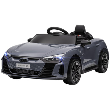 Elektrische kinderauto met afstandsbediening | Kleur: Grijs | Afmetingen: 58x103x41 cm