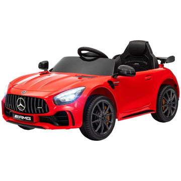 Mercedes-Benz AMG GTR elektrische kinderauto | Kleur: Rood | Afmetingen: 67x108x46 cm