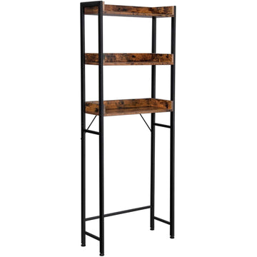 Badkamerkast - WC-kast - Opbergrek - Industrieel - 63 x 25 x 165 cm