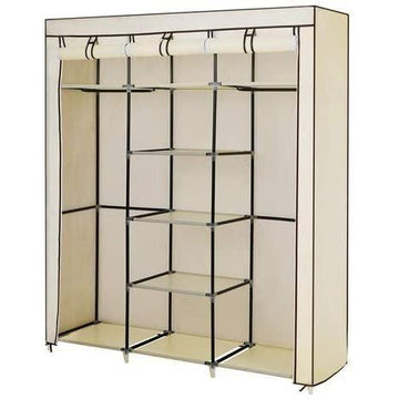 XXL kledingkast - Opvouwbare kledingkast - Beige - 150 x 175 x 45 cm (B x H x D)