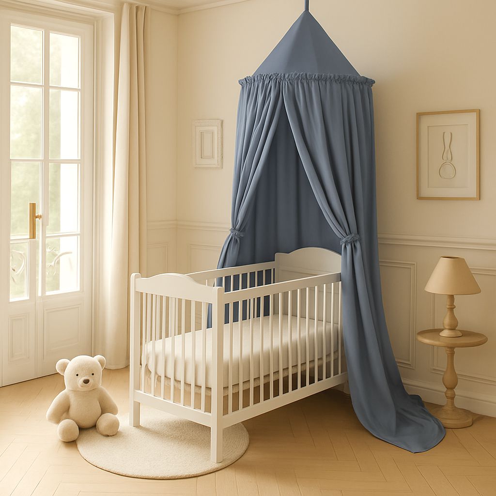 Bedhemel kinderkamer – katoenen hemel – beschermt tegen licht & geluid – OEKO-TEX gecertificeerd