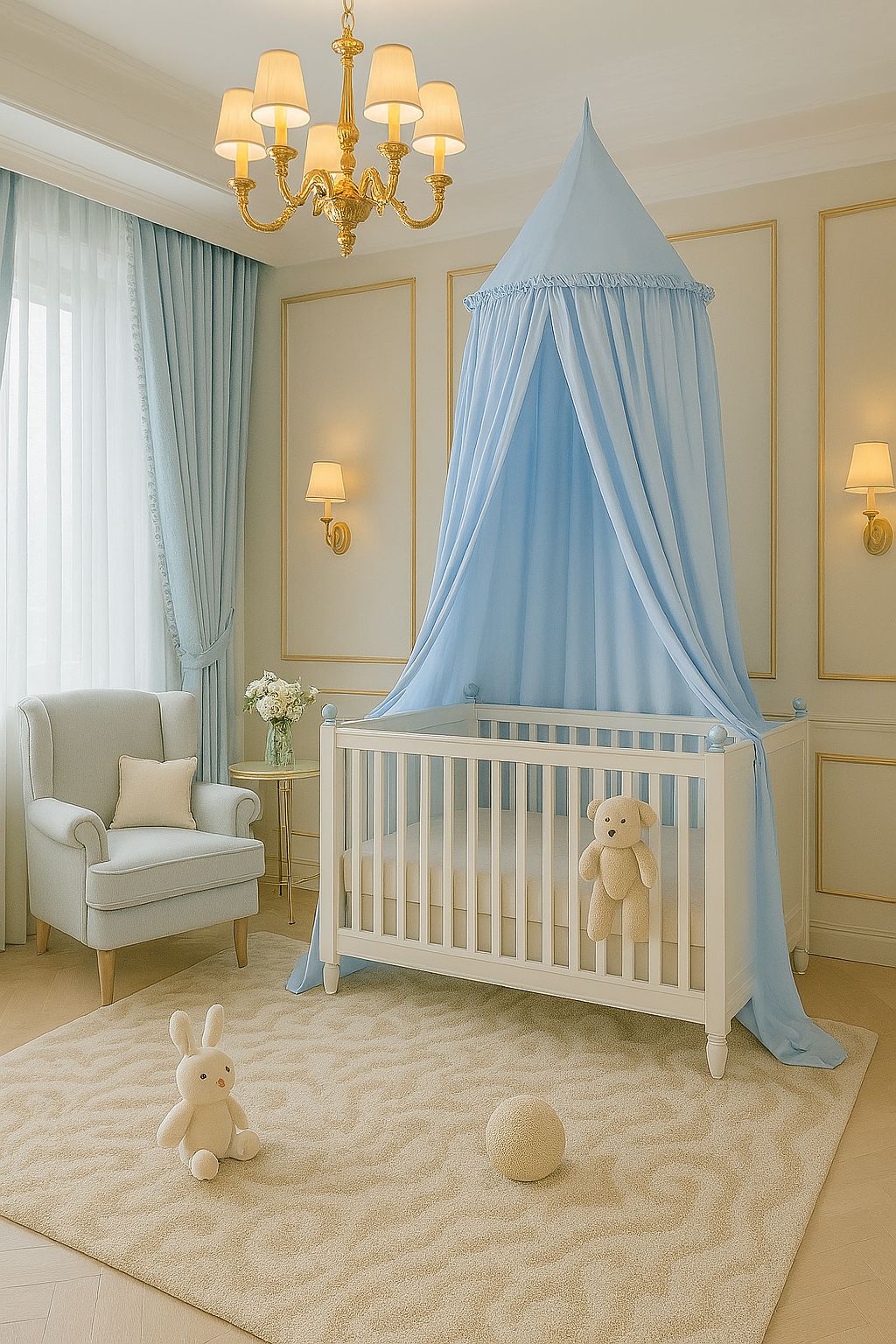 Bedhemel kinderkamer - katoenen hemel - OEKO-TEX® gecertificeerd en kindveilig