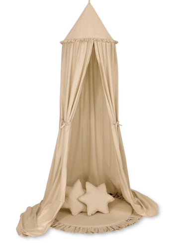 Hängande baldakin, lekmatta och kuddset - barnrumsset - ljustålig och antiallergisk