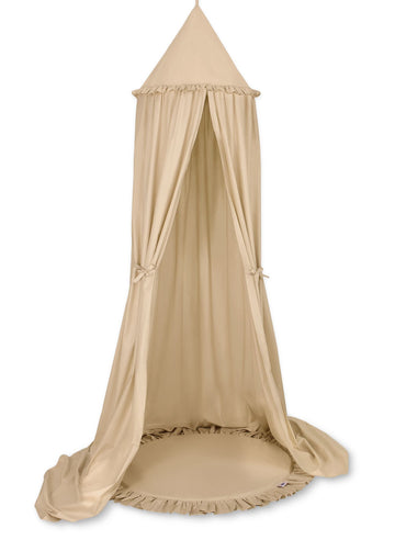 Hängande baldakin + lekmatta set - bomullsbaldakin - mjukt golvskydd