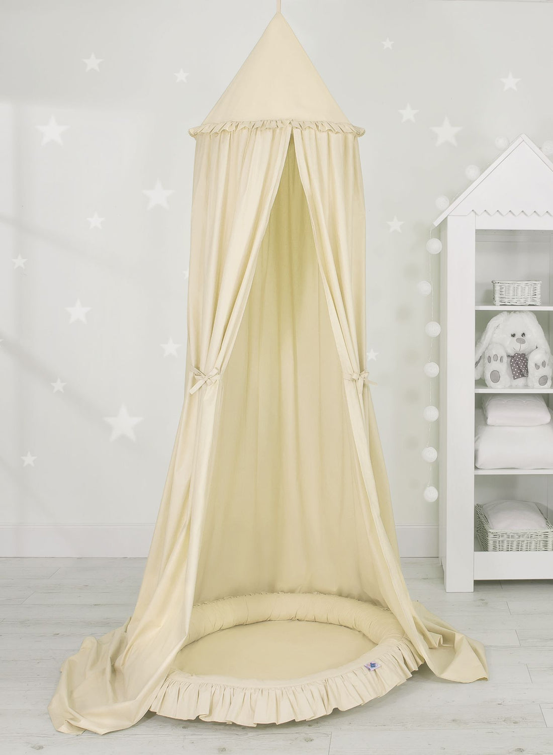 Hängande baldakin och babynestset - baby heaven - allergivänligt och tvättbart för extra komfort