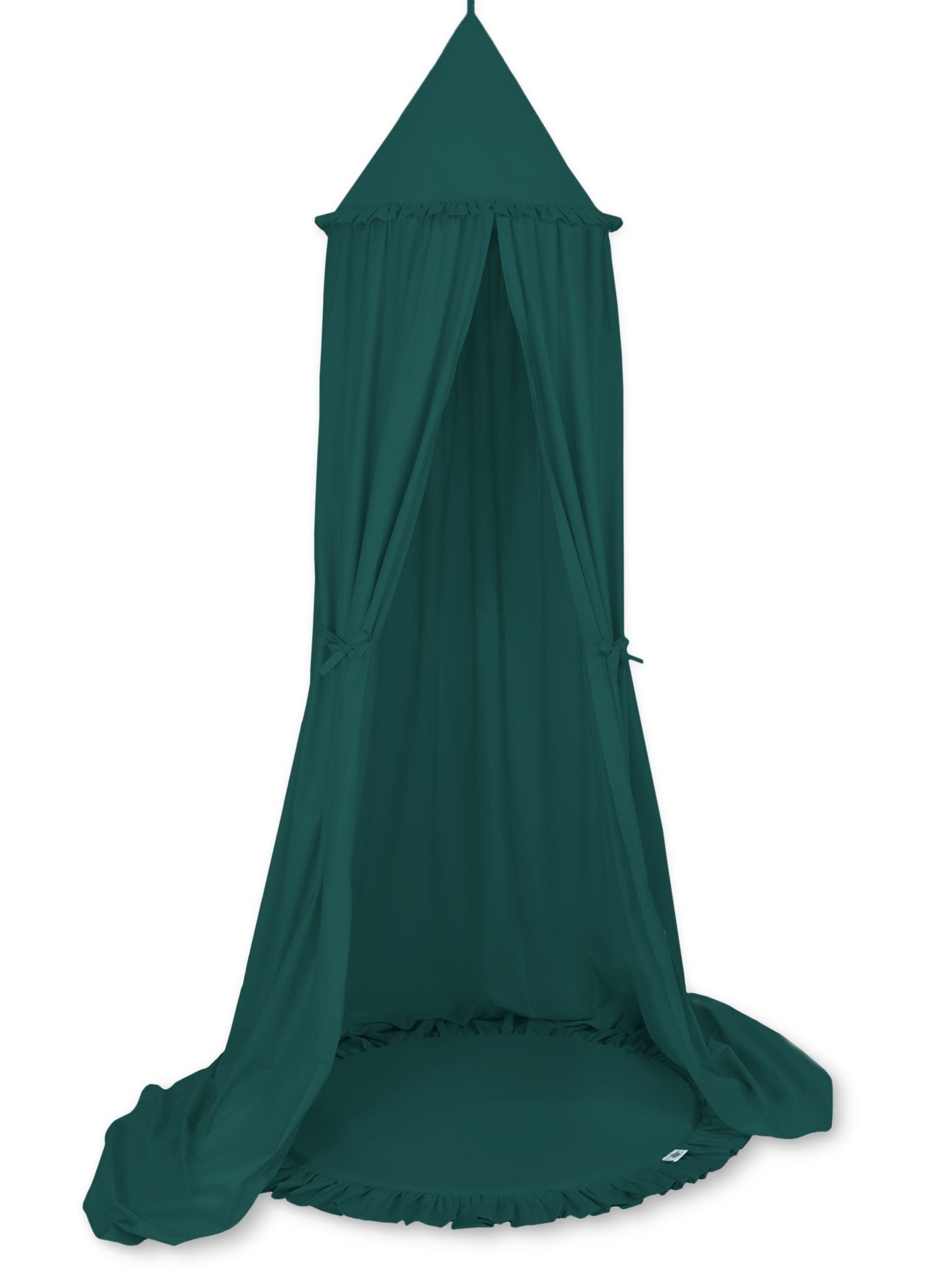 Hängande baldakin för barnrum - lekbaldakinset - Oeko-Tex bomull, säkert och mysigt lekgul