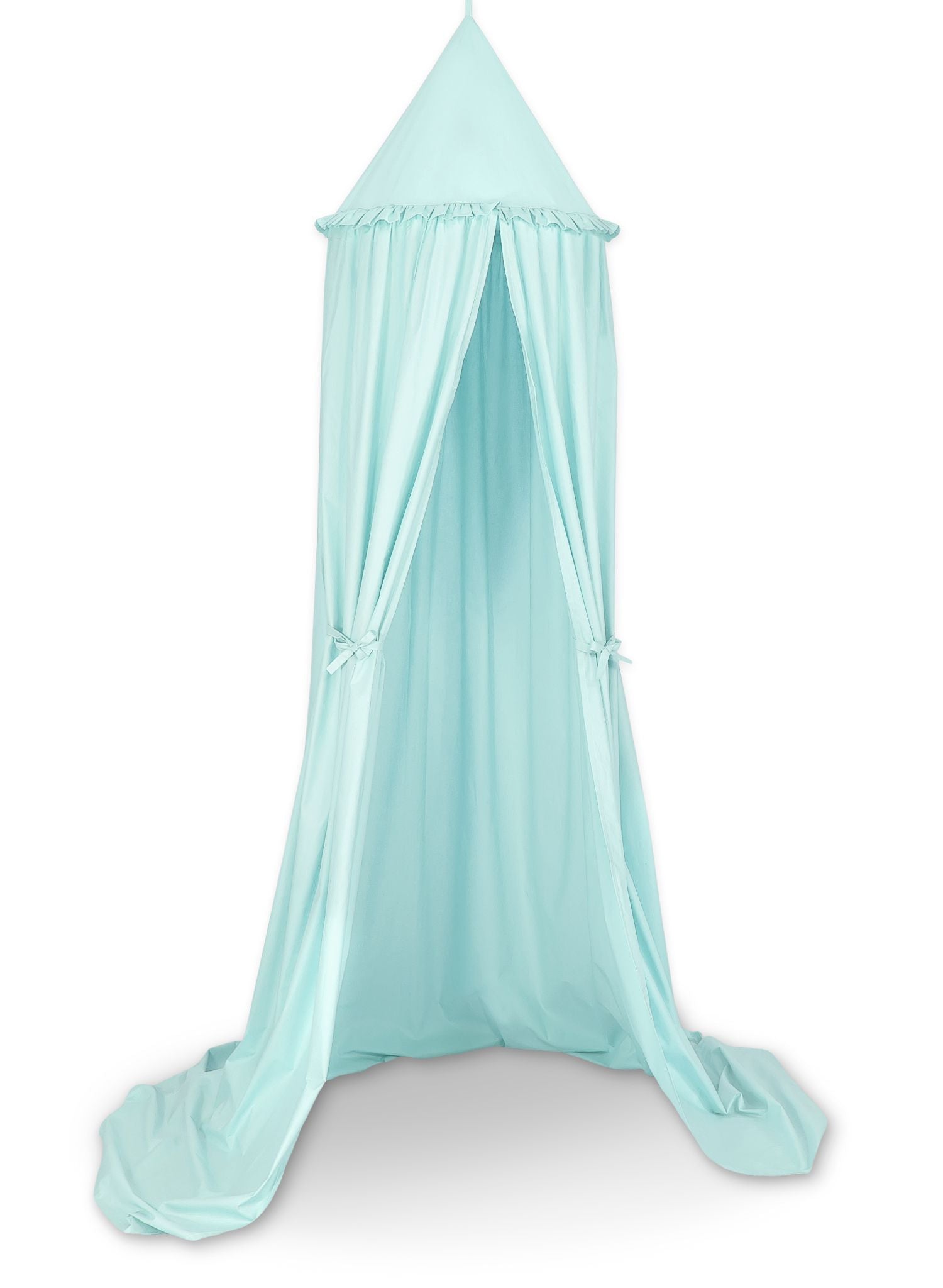 Bedhemel kinderkamer – hemel – katoenen, OEKO-TEX®, veilig en decoratief, mint, 260 cm