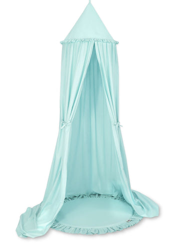 Set med himmelssäng och lekmatta - Bomullstyg - Mysig lekplats för barnrum