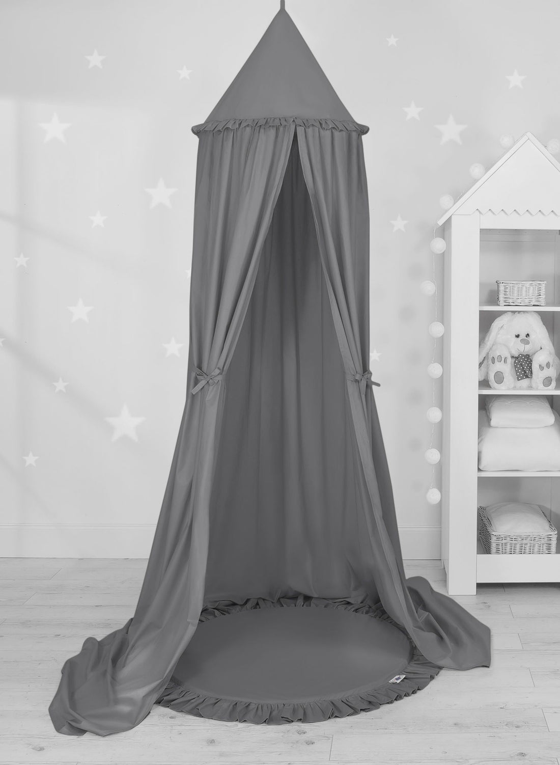 Hängande baldakin och lekmattaset – barntält – Oeko-Tex bomull, bekväm och ljustålig