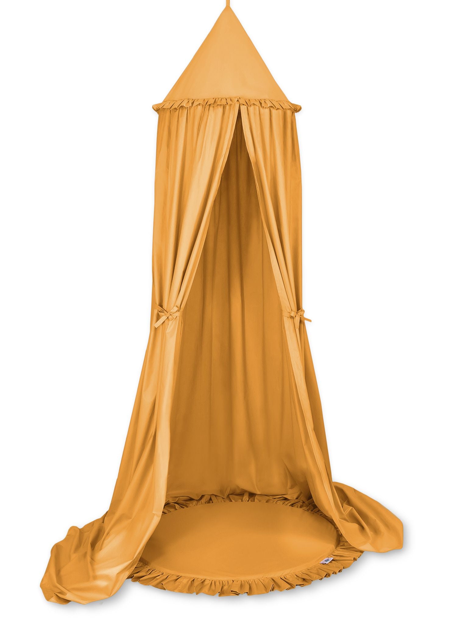 Hängande baldakin och lekmatta - barnkammardekoration - ljustålig och bekväm