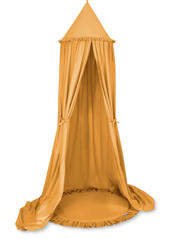 Hängande baldakin och lekmatta - barnkammardekoration - ljustålig och bekväm