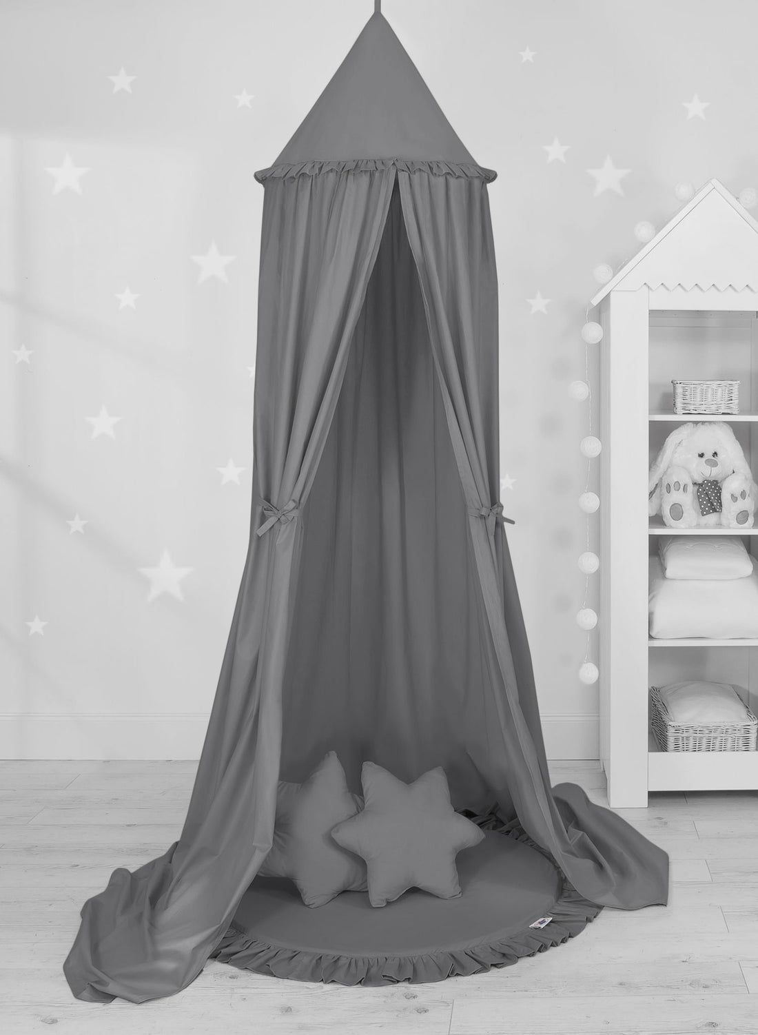 Hängande baldakinset, lekhörna, Oeko-Tex bomull, komplett och bekväm för barnrummet