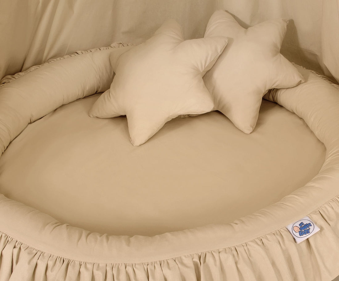 Babynest met volant - babynestje - veilig en comfortabel speel- en rustplekje