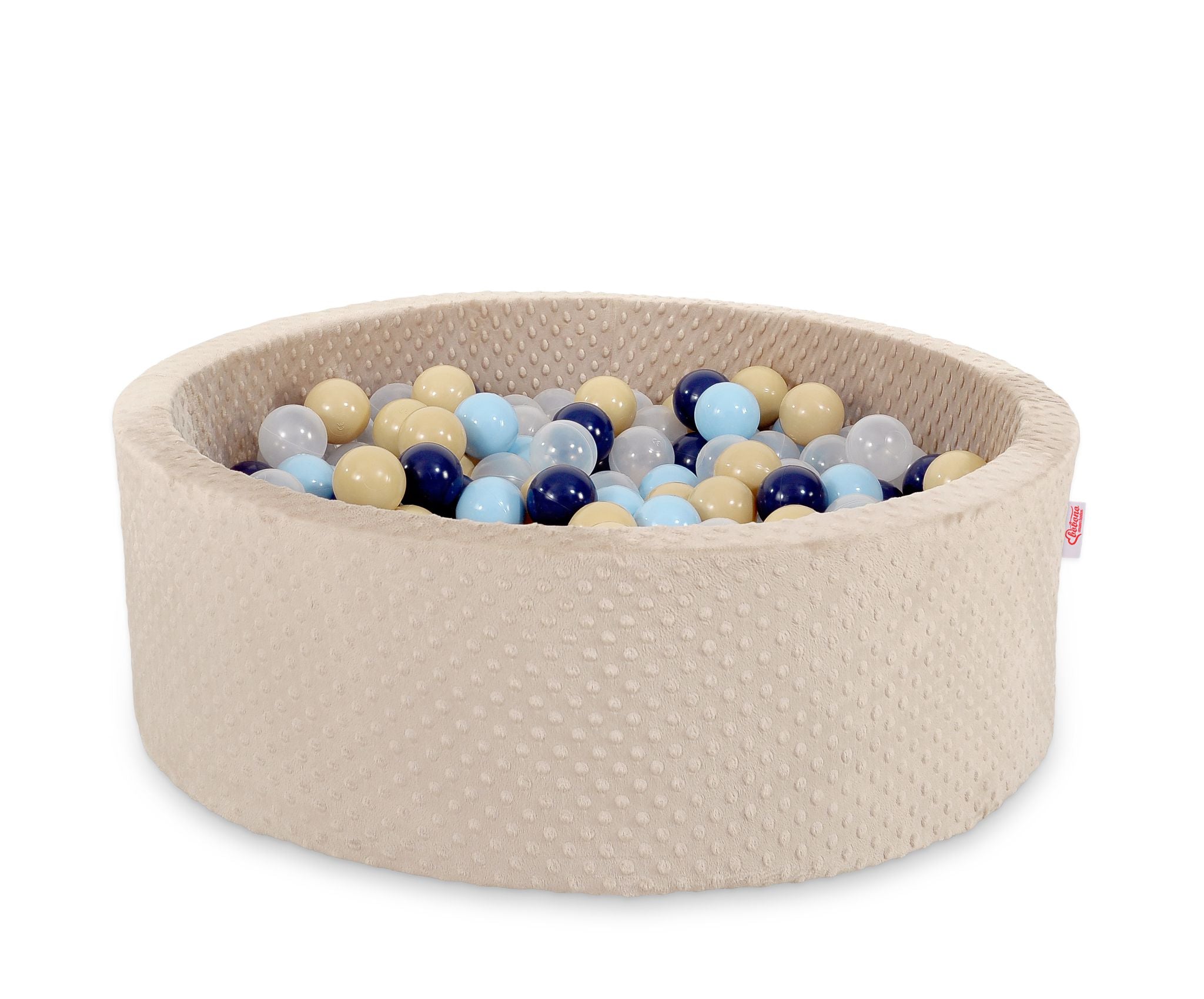 Ballenvijver kinderen - speelbad - zacht foam & minky fleece voor veilig speelplezier