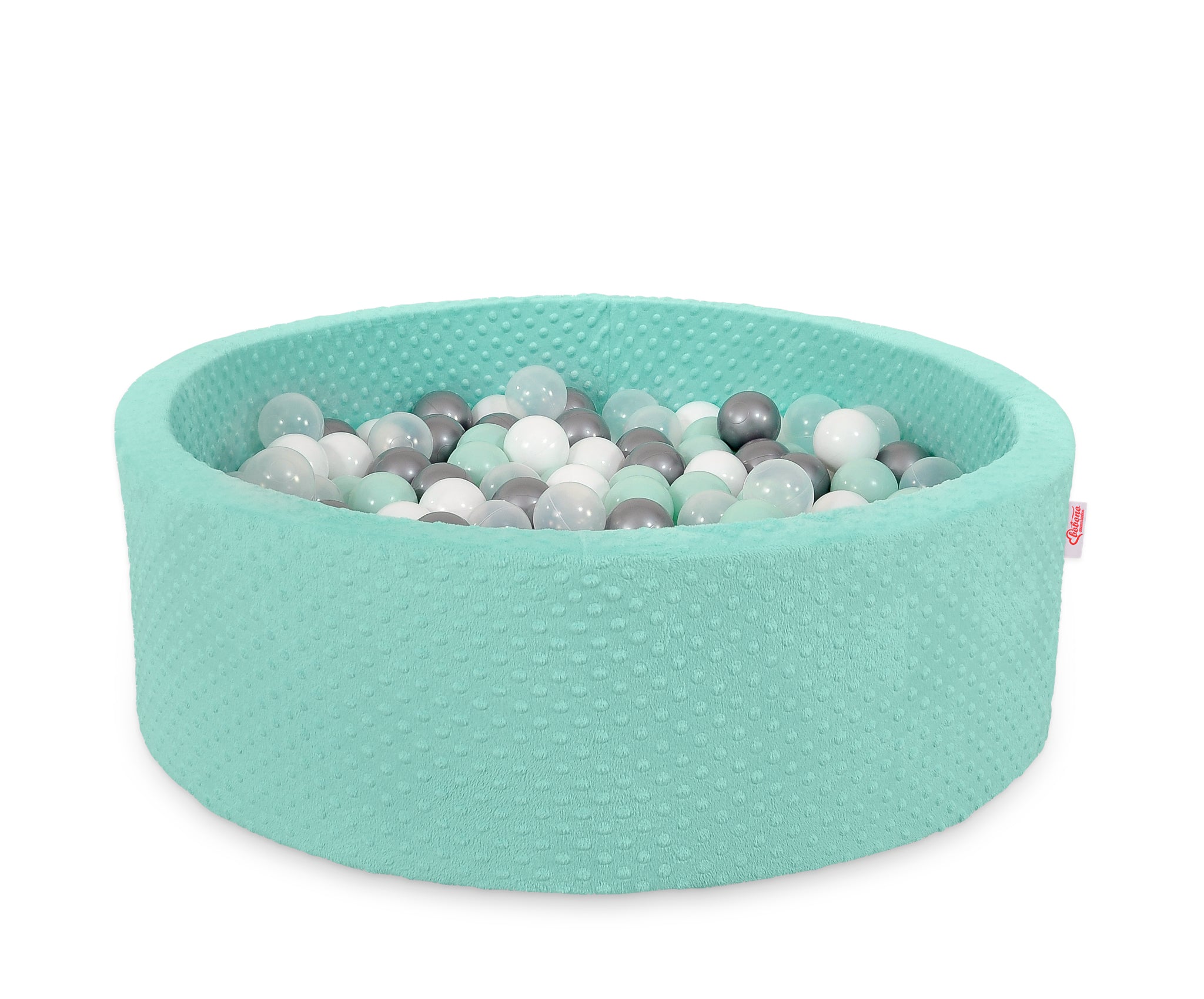 Ballenvijver voor kinderen - speelpoule - zacht fleece comfort, 300 ballen, afneembare hoes