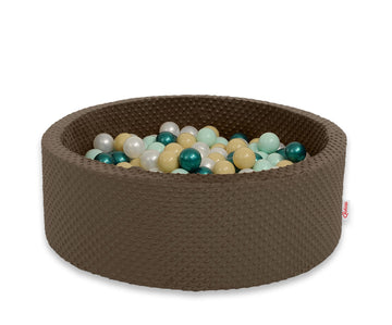 Ballenvijver Minky - ballenbak - zacht foam, stimuleert hand-oog coördinatie, 300 ballen