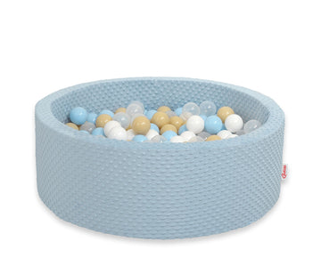 Ballenvijver Minky H-30 cm - ballenbak - met 300 gekleurde ballen - stimuleert motoriek