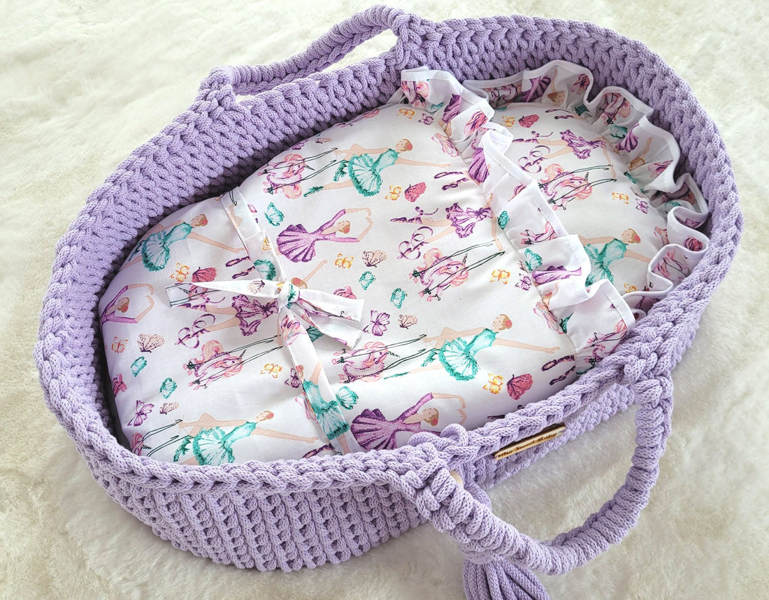 Inlindningsfilt babydocka - omlottfilt - allergivänlig bomull, säker för barn