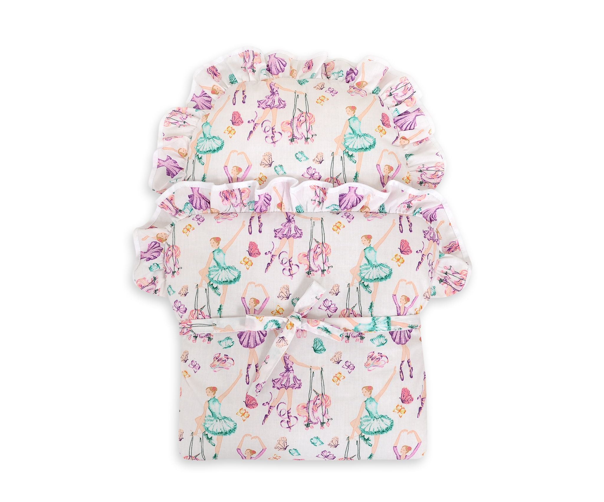 Inlindningsfilt babydocka - omlottfilt - allergivänlig bomull, säker för barn