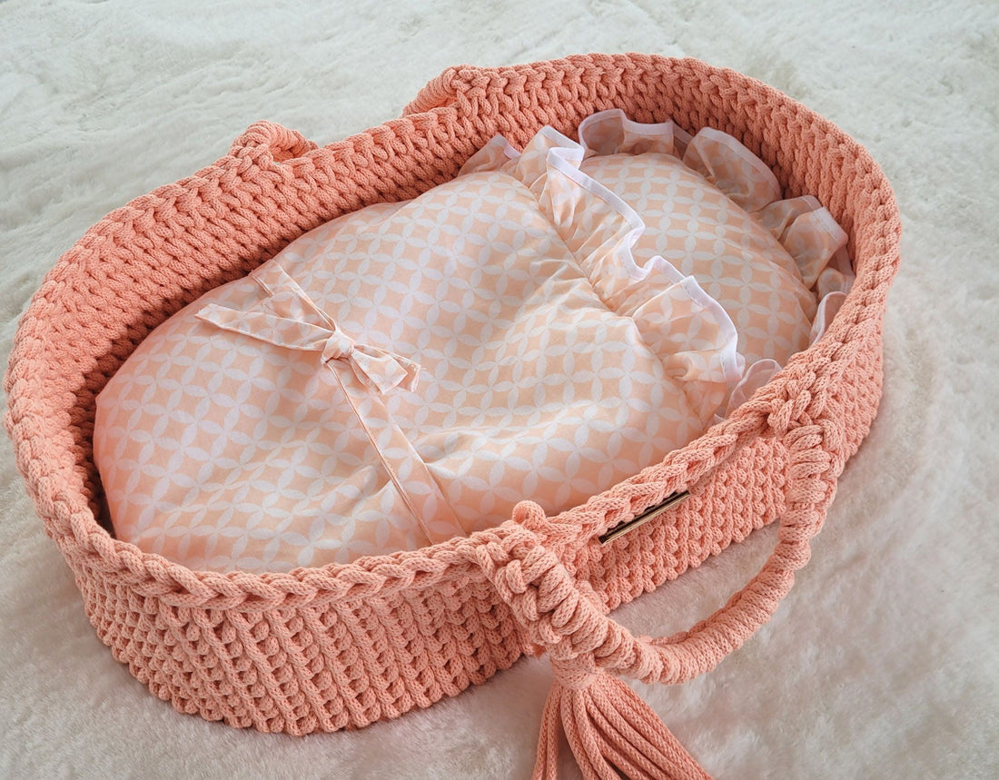 Linda tyg för babydocka - docktyg - handgjord och allergivänlig bomull