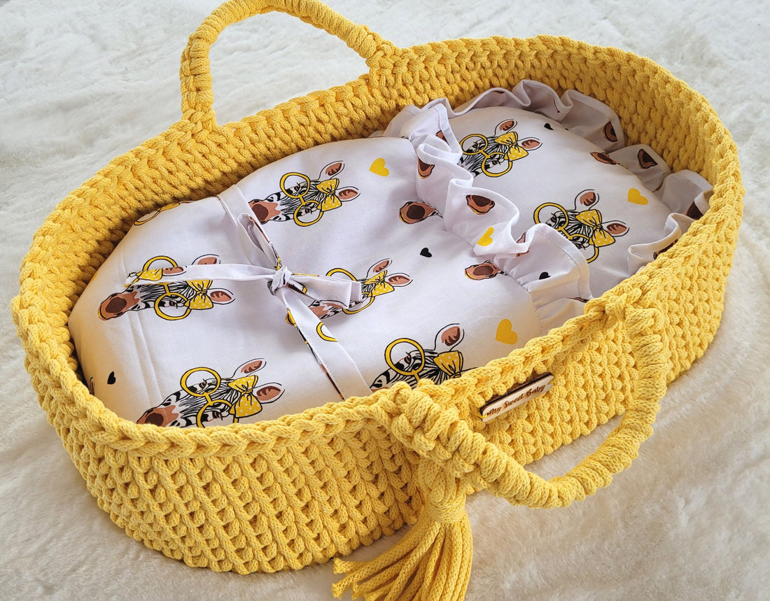 Babypop inbakerdoek - poppenwikkeldoek - 100% katoen en Oeko-Tex gecertificeerd
