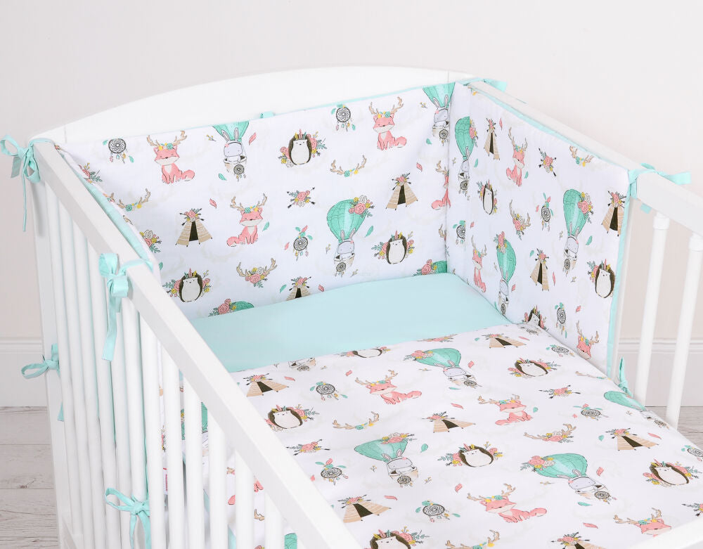 Baby beddengoed set - katoenen dekbedovertrek - huidvriendelijk & Oeko-Tex gecertificeerd
