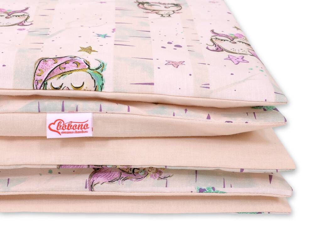 Baby beddengoed set - katoenen dekbedovertrek - ademend en huidvriendelijk 2-delig 120x90 cm
