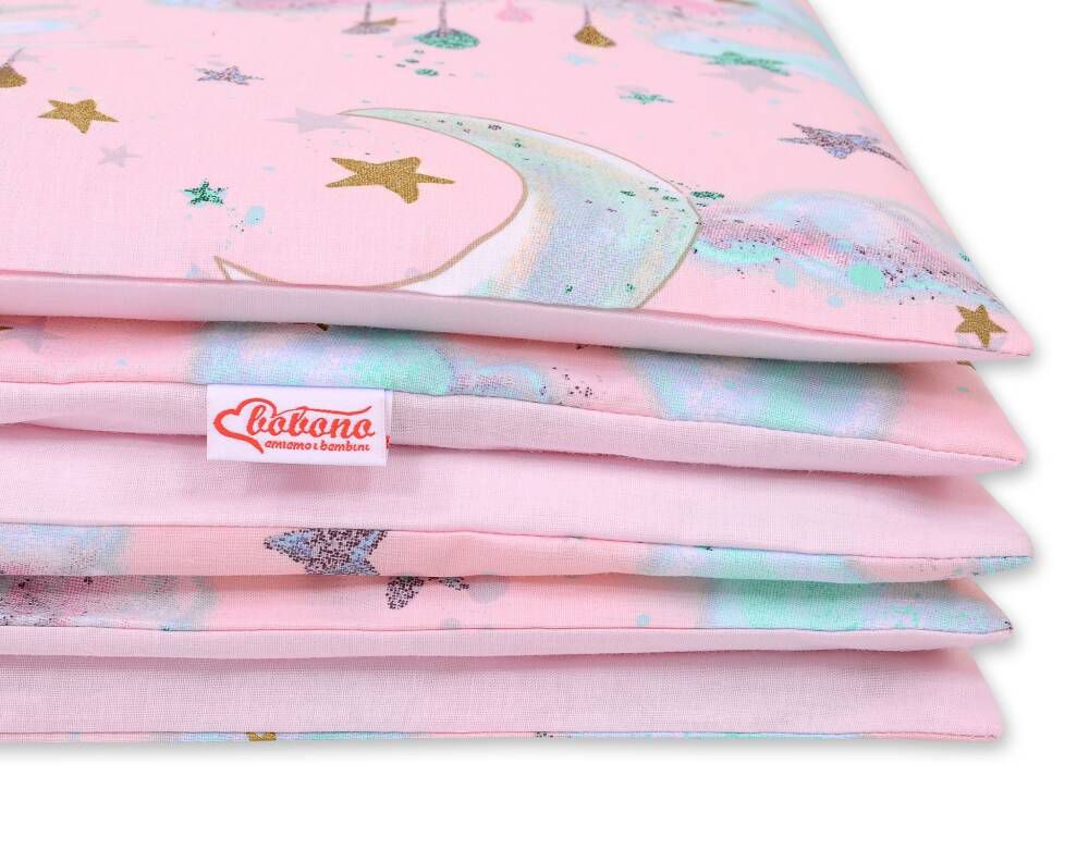 Baby katoenen beddenset - wiegset - huidvriendelijk & 100% katoen, 2-delig, 120x90 cm