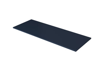 Nicole badkamerwerkblad 120 cm - Duurzaam MDF, krastbestendig | Kleur: Marineblauw | Maat: 120x45,5