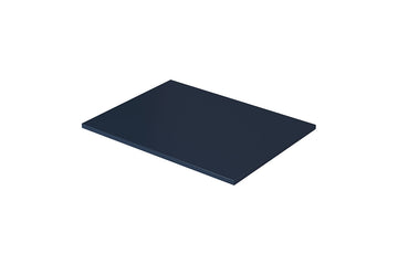Nicole badkamerwerkblad 60 cm – Duurzaam MDF wastafelblad | Kleur: Marineblauw | Maat: 60x1,8x45,5