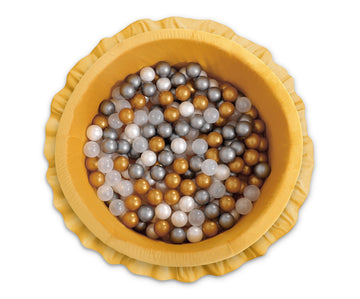 Ballenzwembad met ruches - speelbad - zacht schuim voor veilig speelplezier, incl. 200 ballen