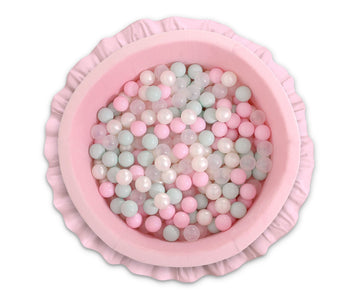 Ballenvat voor kinderen – speelbad – veilig en zacht speelplezier met 200 gekleurde ballen