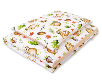 Baby beddengoed set - babybeddenset - 100% katoen, huidvriendelijk, 2-delig, 135x100 cm