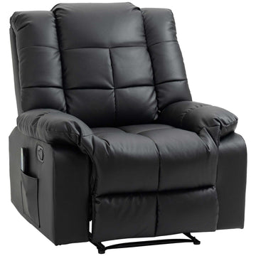 Massagestoel met 8-puntsmassage | Kleur: Zwart | Afmetingen: 99x94x99 cm