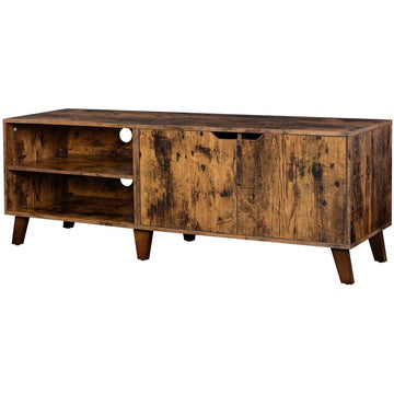 TV-meubel 140 x 40 x 45 cm industrieel retro bruin