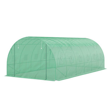 Tunnelkas met oprolbare deur | Kleur: Groen | Afmetingen: 300x600x197 cm