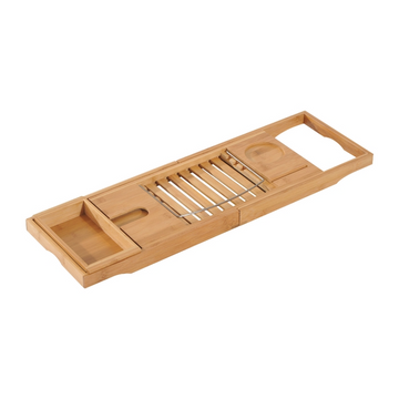 Badplank voor badkuip - Bamboe | Kleur: Natuurlijk | Afmetingen: 70-105x5x21,8 cm