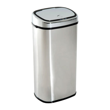 Afvalbak met sensor 68 L - RVS | Kleur: Zilver | Afmetingen: 29,5x40,5x78 cm