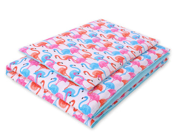 Baby beddengoed set - katoenen baby bedtextiel - zacht & huidvriendelijk, 2-delig, 135x100 cm