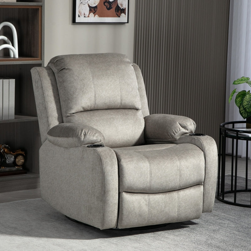 Relax-Sessel - TV-Sessel mit Liegefunktion | Farbe: Braun | Abmessungen: 87x95x102 cm