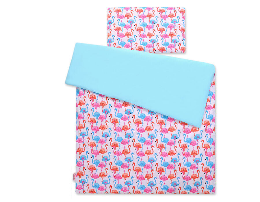 Babykatoenen beddenset 2-delig - wiegbeddengoed - zacht & huidvriendelijk voor gevoelige babyhuid