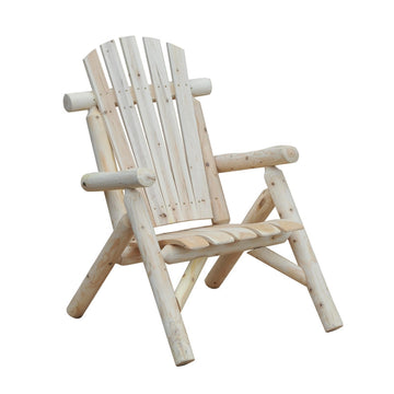 Adirondack tuinstoel van hout | Kleur: Natuurlijk hout | Afmetingen: 68x83x101 cm