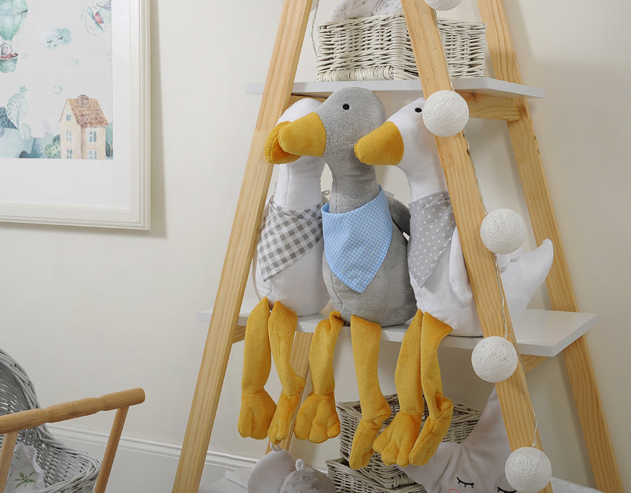 Plyschgåsgosedjur - mjuk heminredning - andningsbar och bekväm med Eco Fillball-fyllning