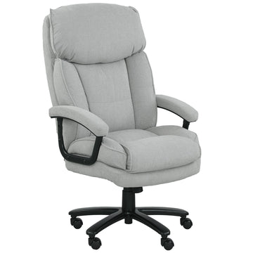 Grote hoge bureaustoel - 200 kg, grijs | Kleur: Grijs | Afmetingen: 68.5x79x117-125 cm