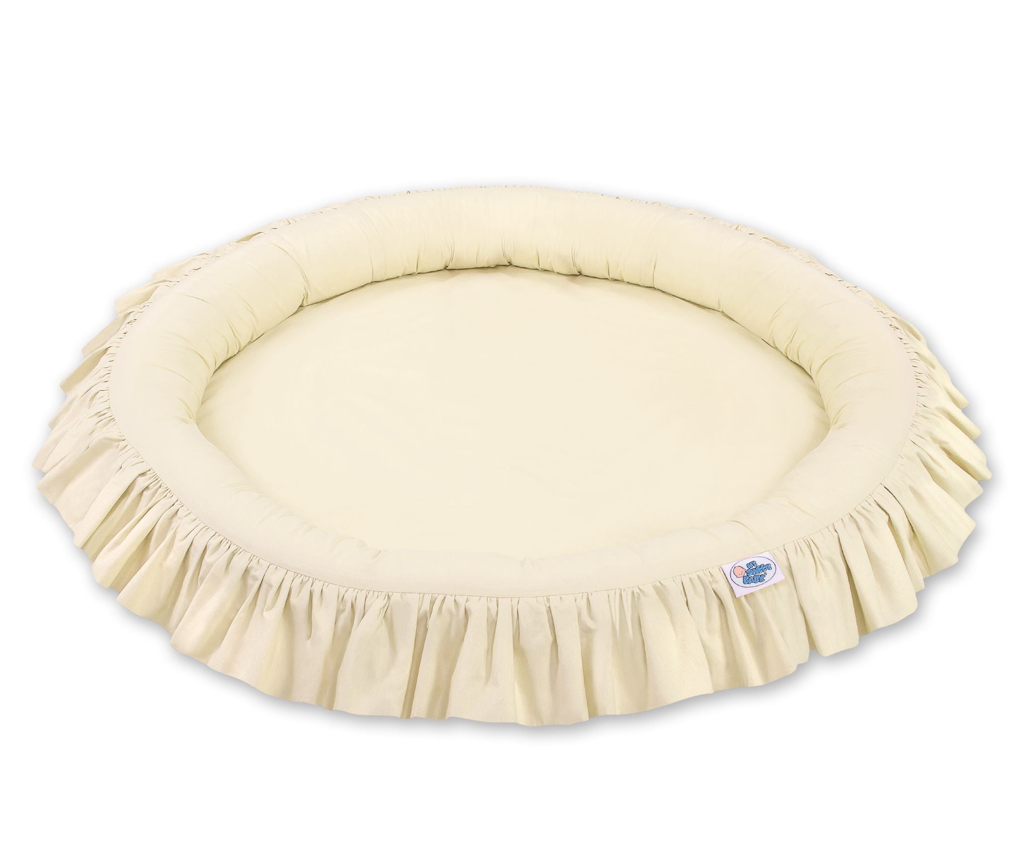 Babynest met volant - vloernest - anti-allergisch & ademend katoen, veilig en zacht